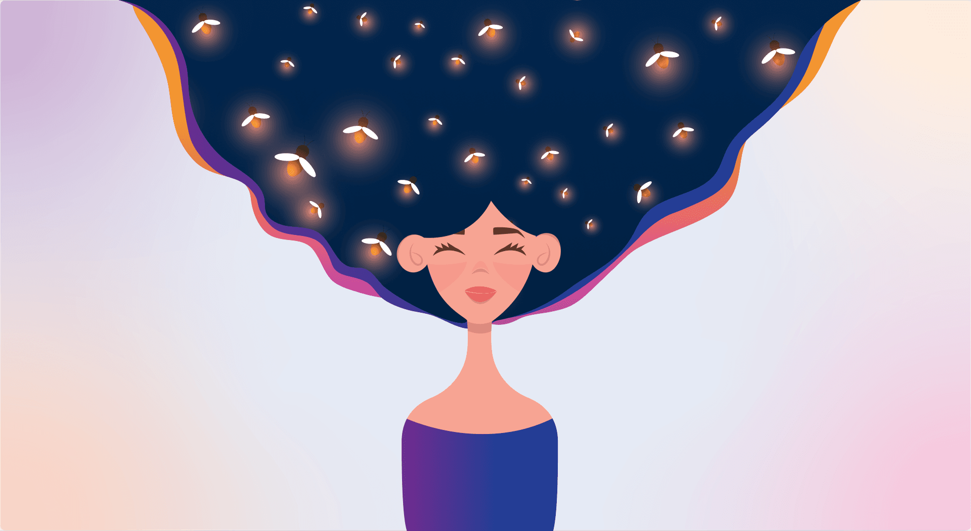 Decorative wave pattern fallback for video